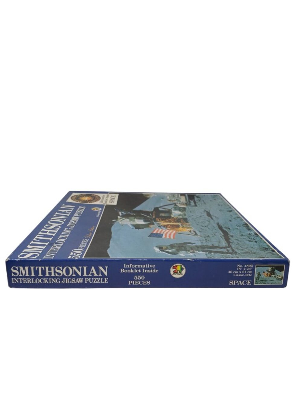 Smithsonian Jigsaw Puzzle 550 Pc Deluxe Ed W/ Space Booklet VTG 1989 #GS9 - Picture 7 of 7